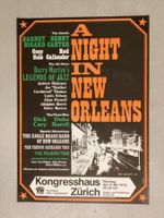 Konzertplakat Benny Carter & Biggard 1978 Night New Orleans