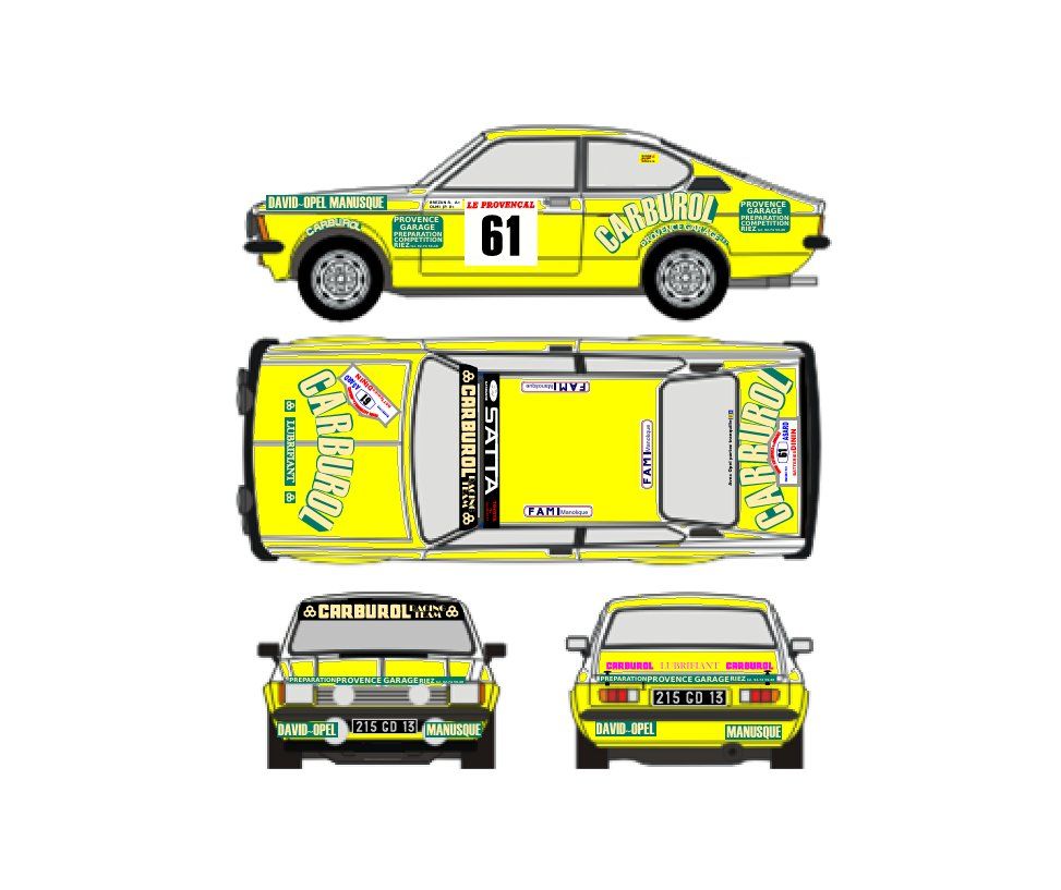 Sticker: DECALS 1/43 OPEL KADETT BREZUN – Nuovo (secondo la descrizione) da Lodrino venduto da gtv79 2