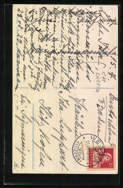 Cartes postales: AK Weggis, Hotel Schweizerhof, 1933 – D'occasion à Berlin par bartko-reher 1