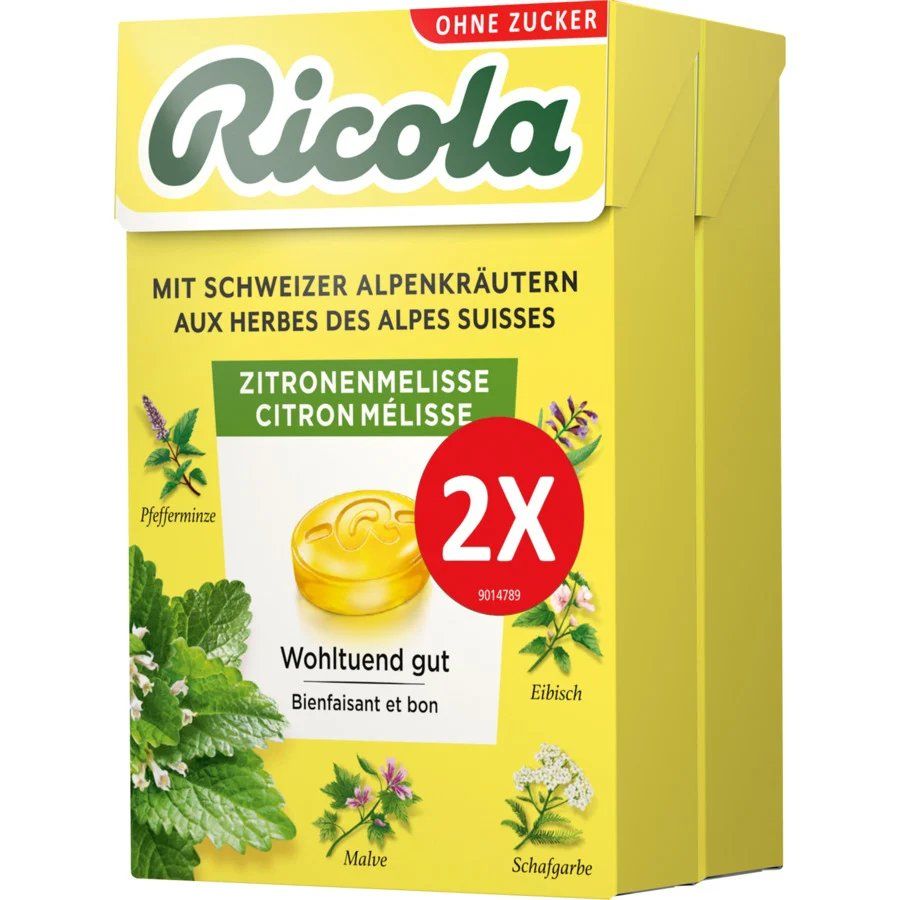 Ricola Aliments & Spécialités: Ricola Citron Mélisse 2 x 50g – Neuf avec emballage d'origine à Neuchâtel par MixoraCH