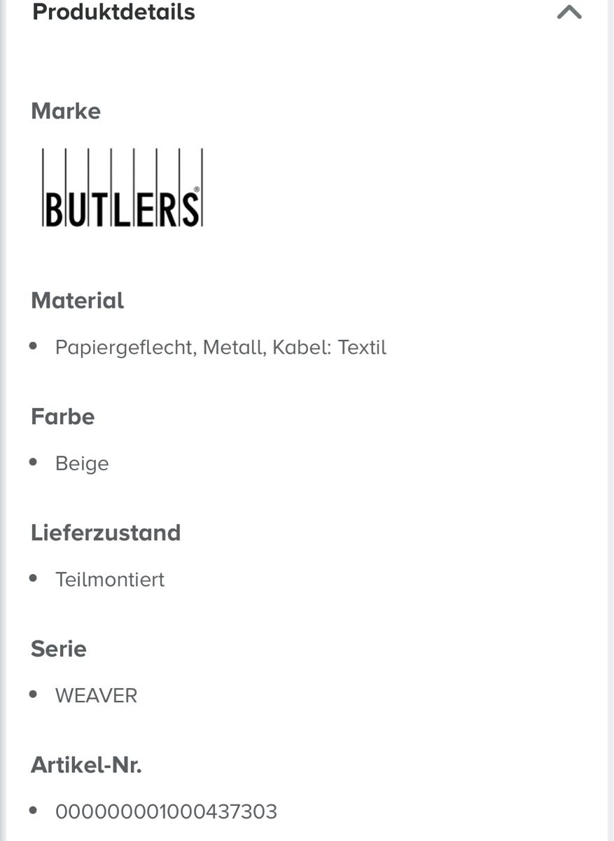 Lampade: Tischleuchte WEAVER Butlers – Nuovo (secondo la descrizione) da Wittinsburg venduto da SabrinaR 5