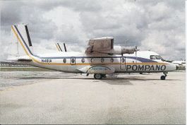 Pompano Airways Nord 262A-12 N481A (ex OY-BDL)