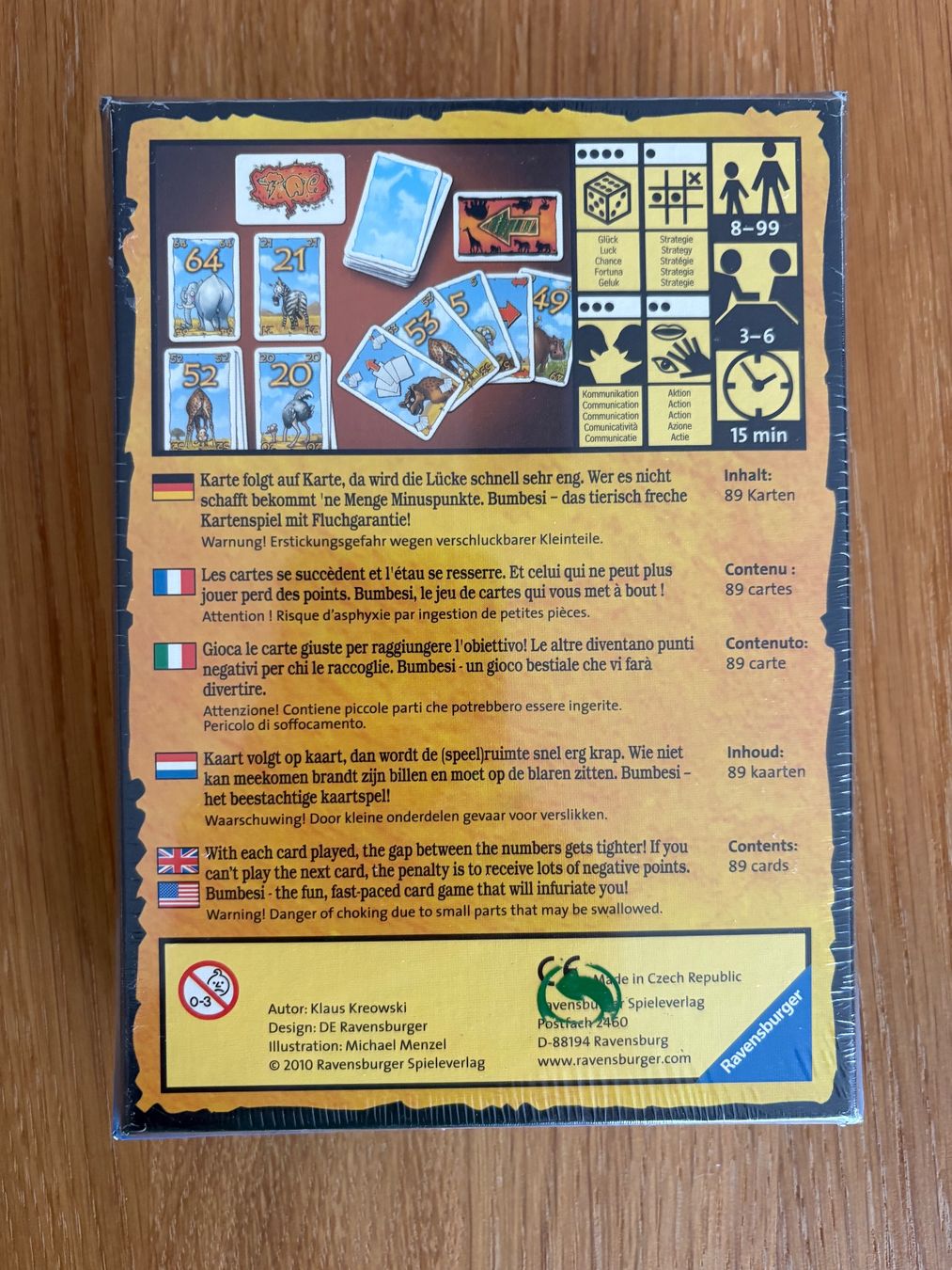 Ravensburger Giochi: Bumbesi - Ravensburger Kartenspiel – Nuovo e nell'imballaggio originale da Sutz venduto da adrian.kaeser 1