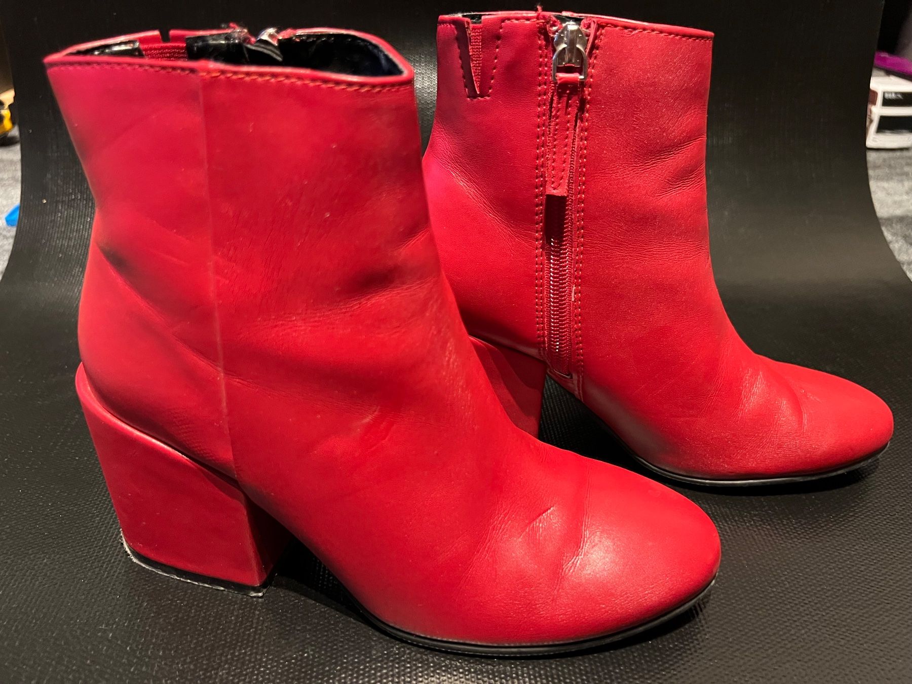 Damenschuhe: Pull& Bear Boot Stiefelette Rot Gr 36 – Gebraucht aus Frenkendorf von Style365 2