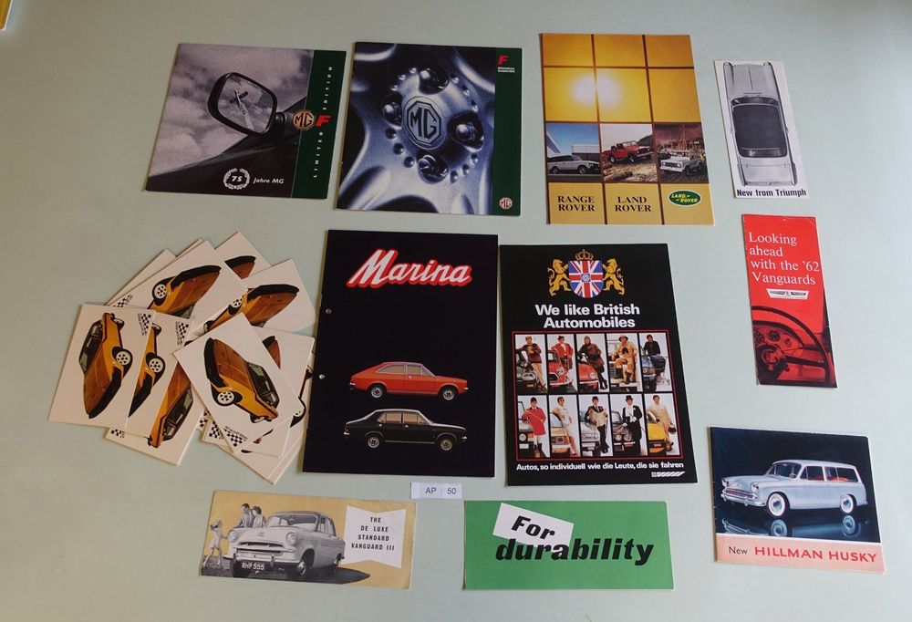 Hillmann MG Morris Vanguard Triumph Prospekte Lot AP50 | Kaufen auf Ricardo