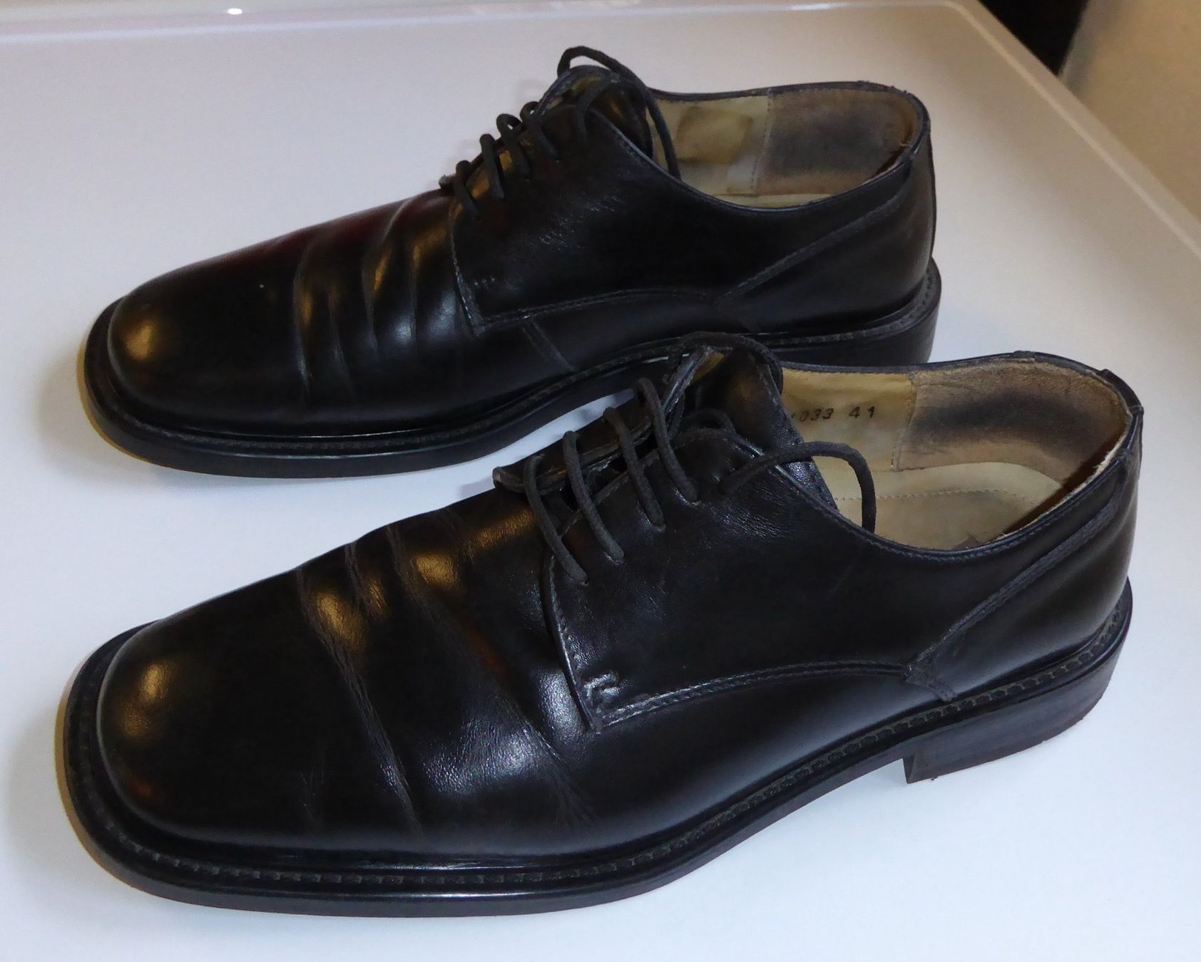 Scarpe da uomo: Lederschuhe Borell Grösse 41 schwarz – Usato da Spreitenbach venduto da Turbo_1105 4