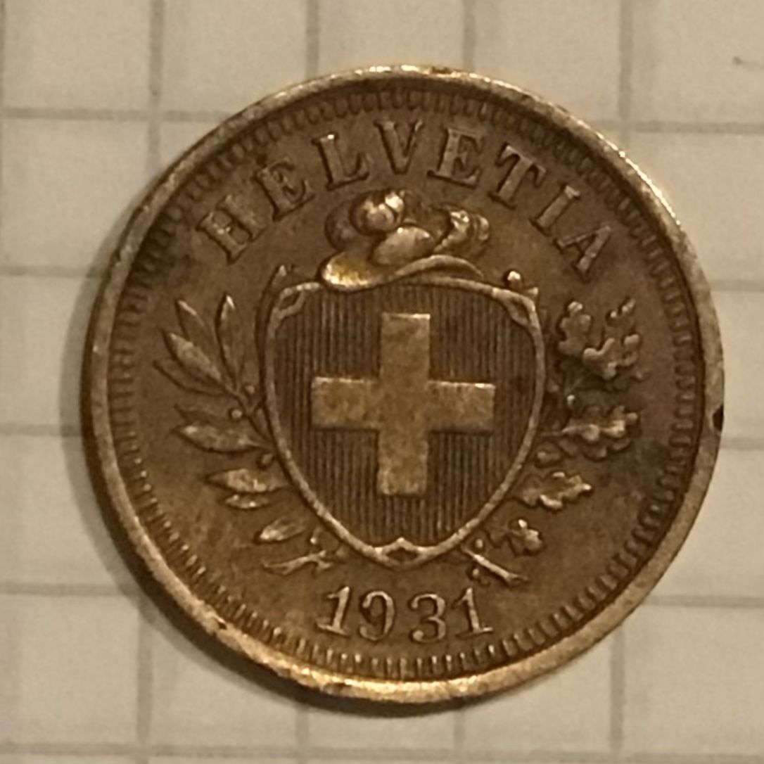 Tutti le monete: 1 rappen 1931 – Usato da Cugnasco venduto da nicola66