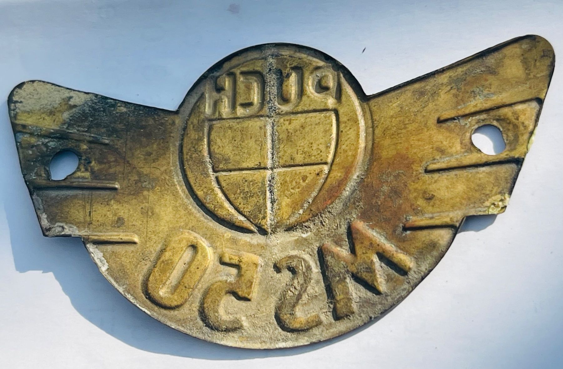 Puch Insegne: Emblem  Puch MS 50 Töffli Logo , selten – Usato da Basel venduto da TOMFAN 8