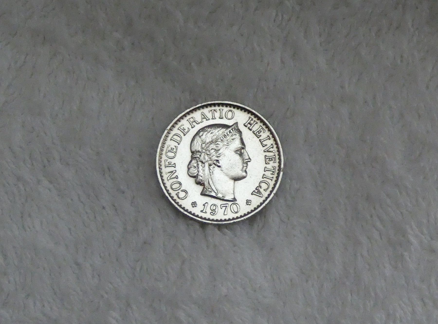 Tutti le monete: 10 centimes/rappen 1970 – Usato da Nyon venduto da Ilmi09