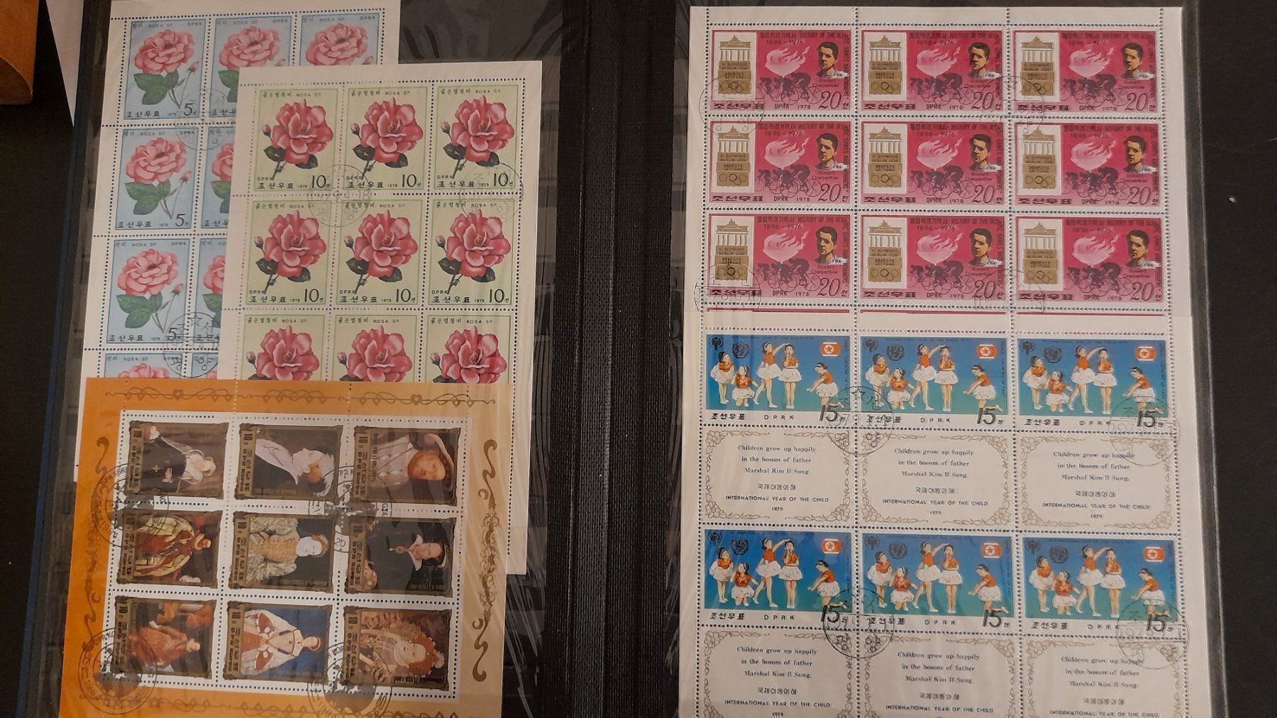 Tutti i francobolli: Sonderblocks Korea mit Album – Usato da Balgach venduto da SIMEON27 9