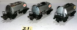 ZI) Trix Express Kesselwagen ELK, 2-Achsig, 3xEsso
