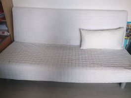 Bettsofa Ikea mit Stauraum weiss