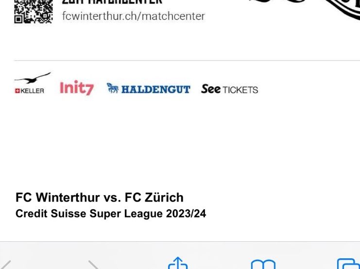Matchcenter – FC Zürich