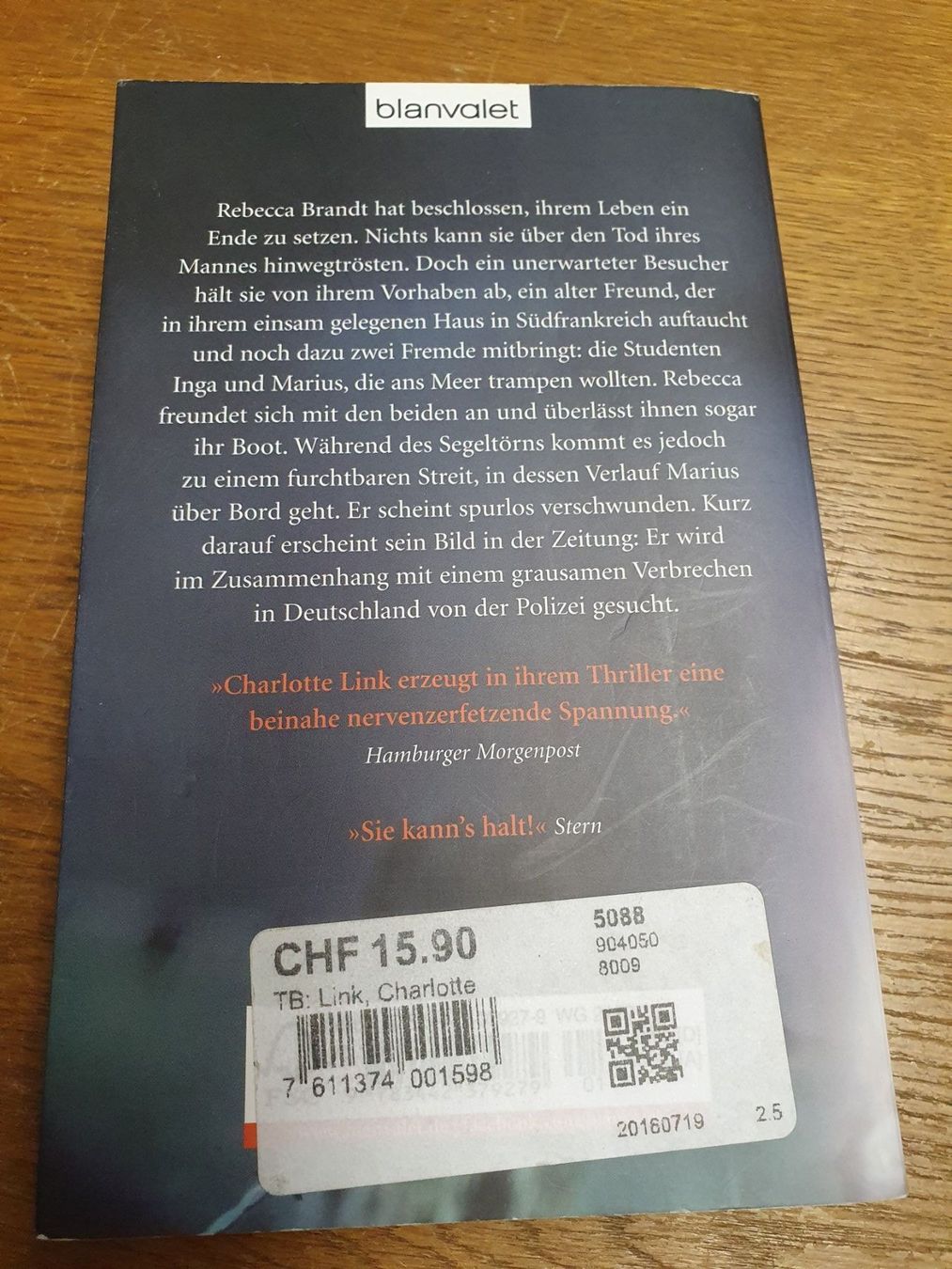 Bücher: Charlotte Link - der fremde Gast – Gebraucht aus Oberdorf BL von BaldenEagle 2