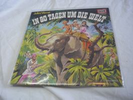 12" Schallplatte - Hörspiel Europa - in 80 Tagen um die Welt