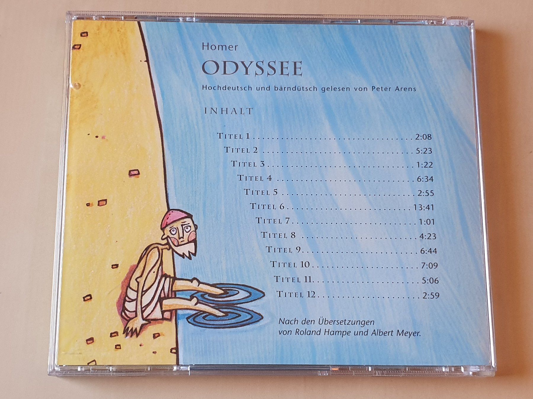 CD: Peter Arens liest Homer Odyssee – Usato da Stansstad venduto da collectorsshop 1