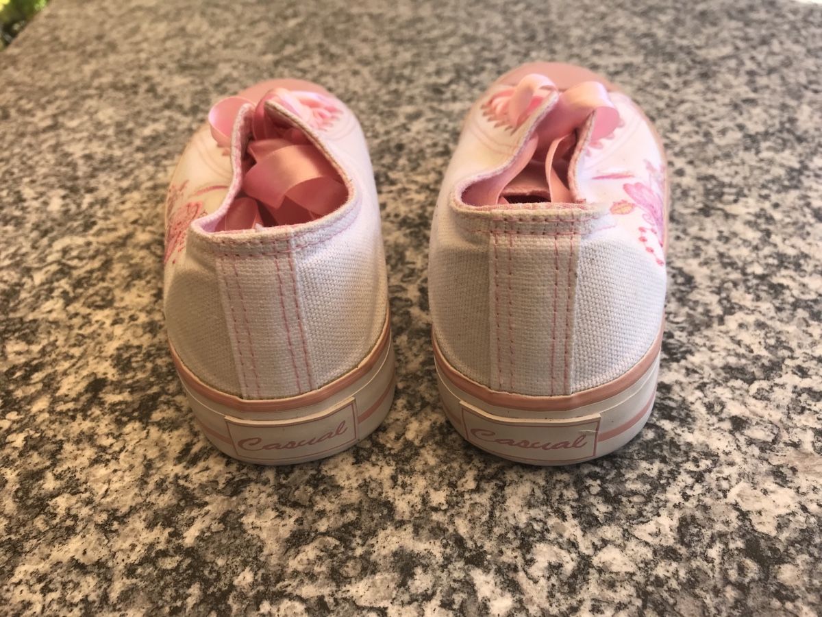 Chaussures filles: Sneaker weiss rosa – D'occasion à Laufen par mercedes420 3