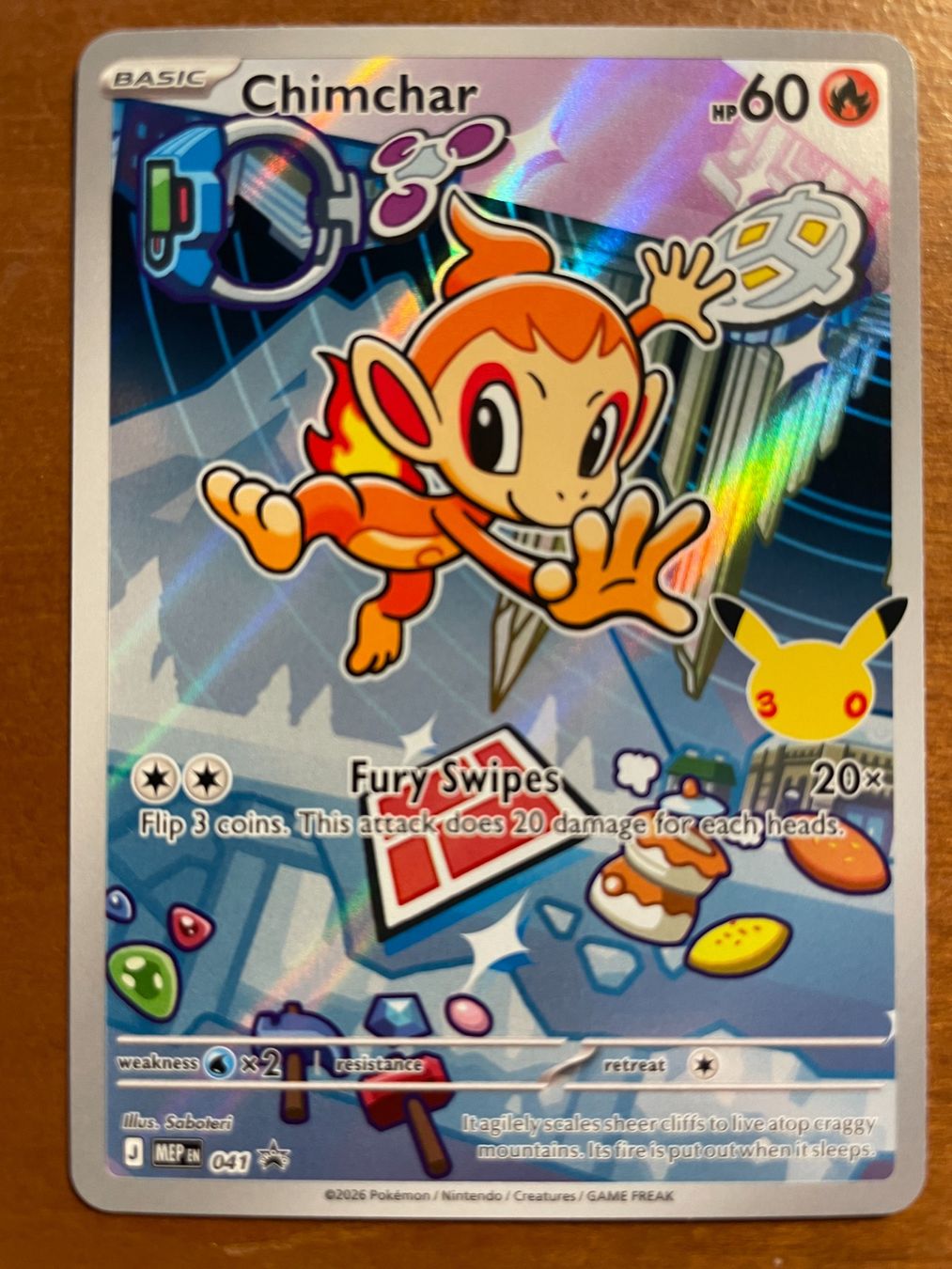 Pokémon Sammelbilder & Trading cards: Pokemon Chimchar Reverse (Versand gratis) – Neu (gemäss Beschreibung) aus Chur von Angerson