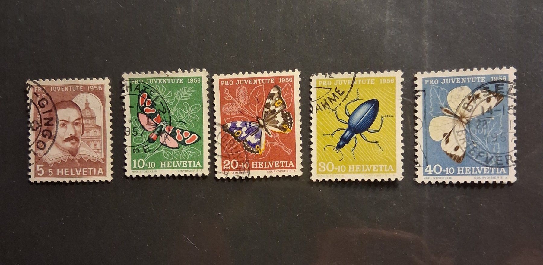 Tous les timbres: PJ 1956 gest. – D'occasion à Buchs SG par Tigeradler