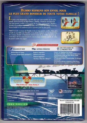Tutti i DVDs: DUMBO, film d'animation Disney – Usato da La Chaux-de-Fonds venduto da HarryLime 1