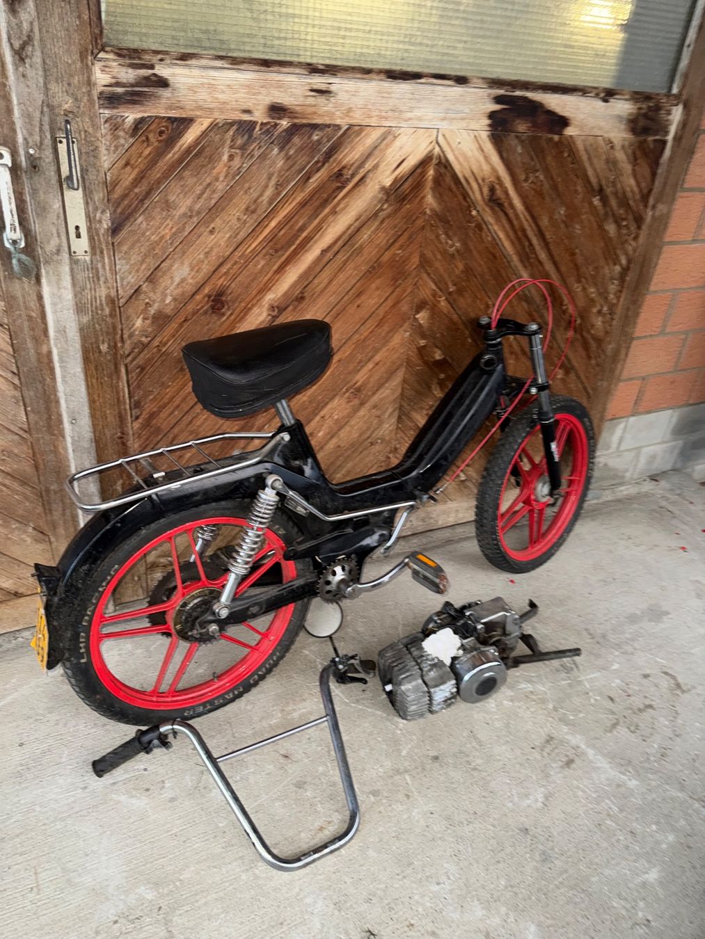 Puch Mofas: Puch Supermaxi Töffli mit E50 – Defekt aus Fahrni b. Thun von Salzberger-FZH 7