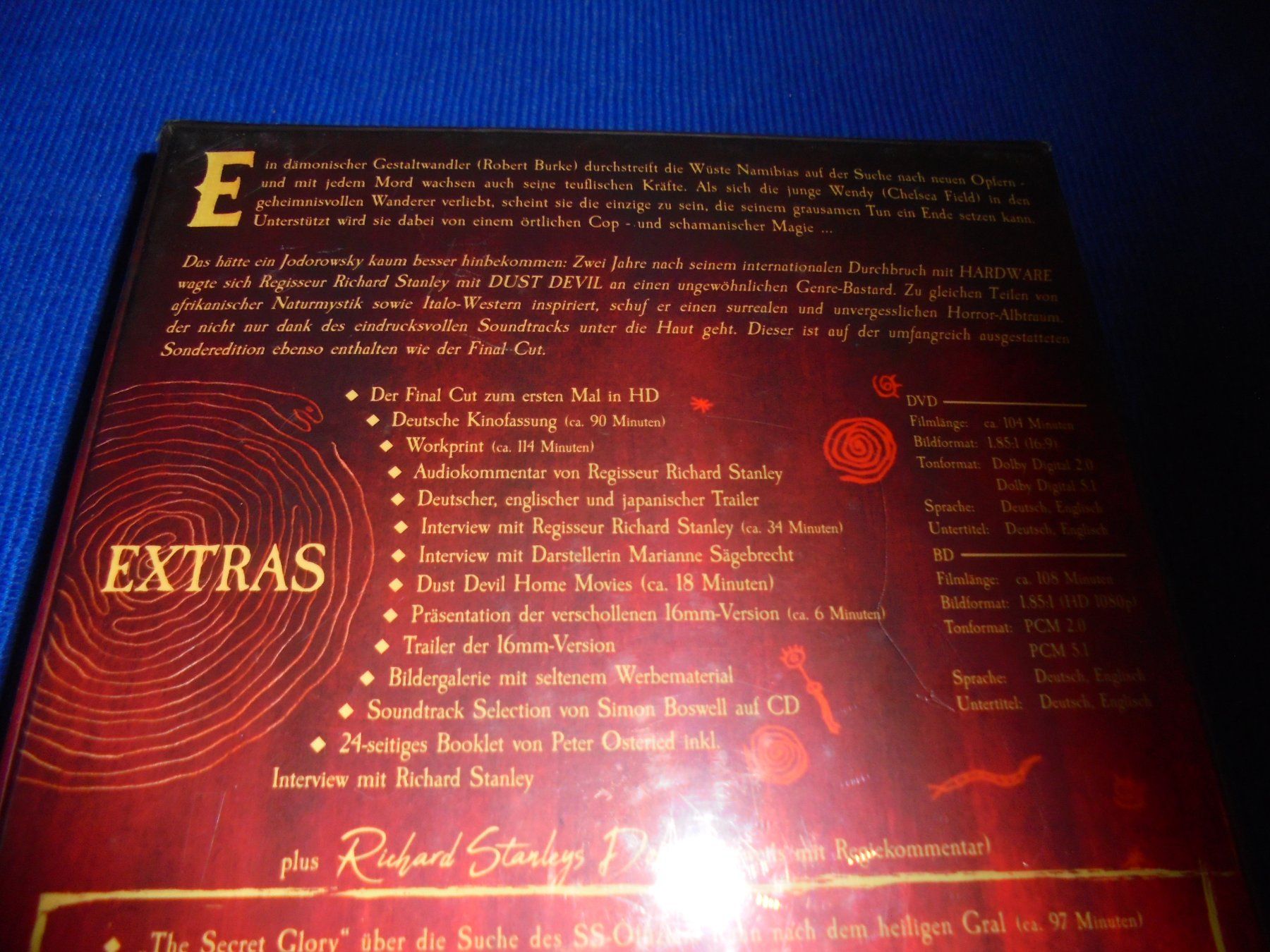 Alle DVDs: BOX mit Booklet ectr. DUST DEVIL/ MEGA Zubehör, CD ectr !RAR – Neu und originalverpackt aus Wattenwil von Firebird1 3