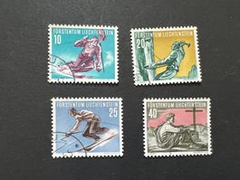 FL 1955  No. 278-81 schöner Eckstempel   (4580)