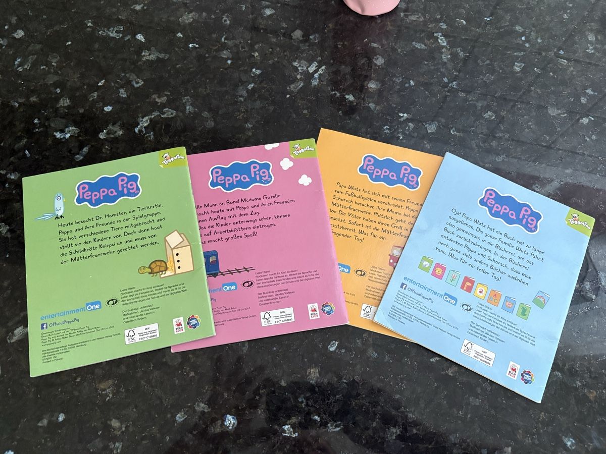 Livres: 4 Peppa Pig Kinderbücher Set  – D'occasion à Buchrain par Sisi83 3