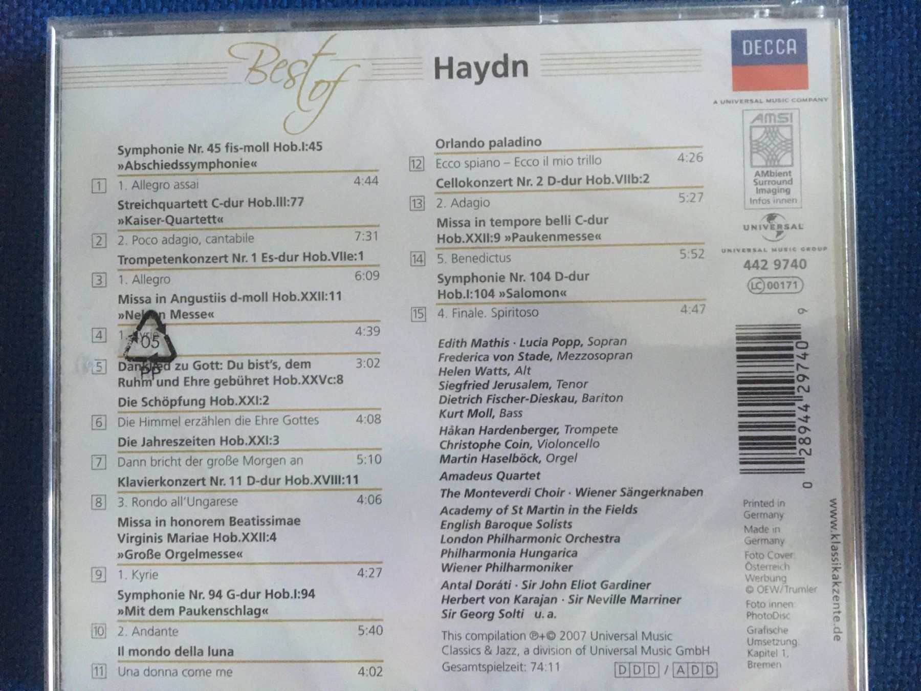CD: CD - Best of Haydn – Nuovo (secondo la descrizione) da Effretikon venduto da Vesta02 1