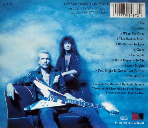 CD: CD MSG - Schenker / McAuley (1992) – Usato da Möriken AG venduto da mineralia 1