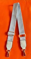 Schulterriemen für Handtaschen (Hellblau) mit Silber Haken