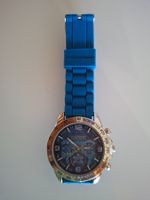 Atlas for Men Uhr chronograph blau Silikonband neu