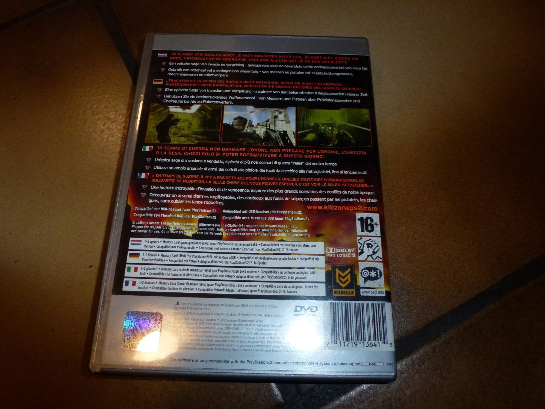 Giochi: Killzone PS2 – Usato da Olten venduto da Disc-Ausverkauf 2