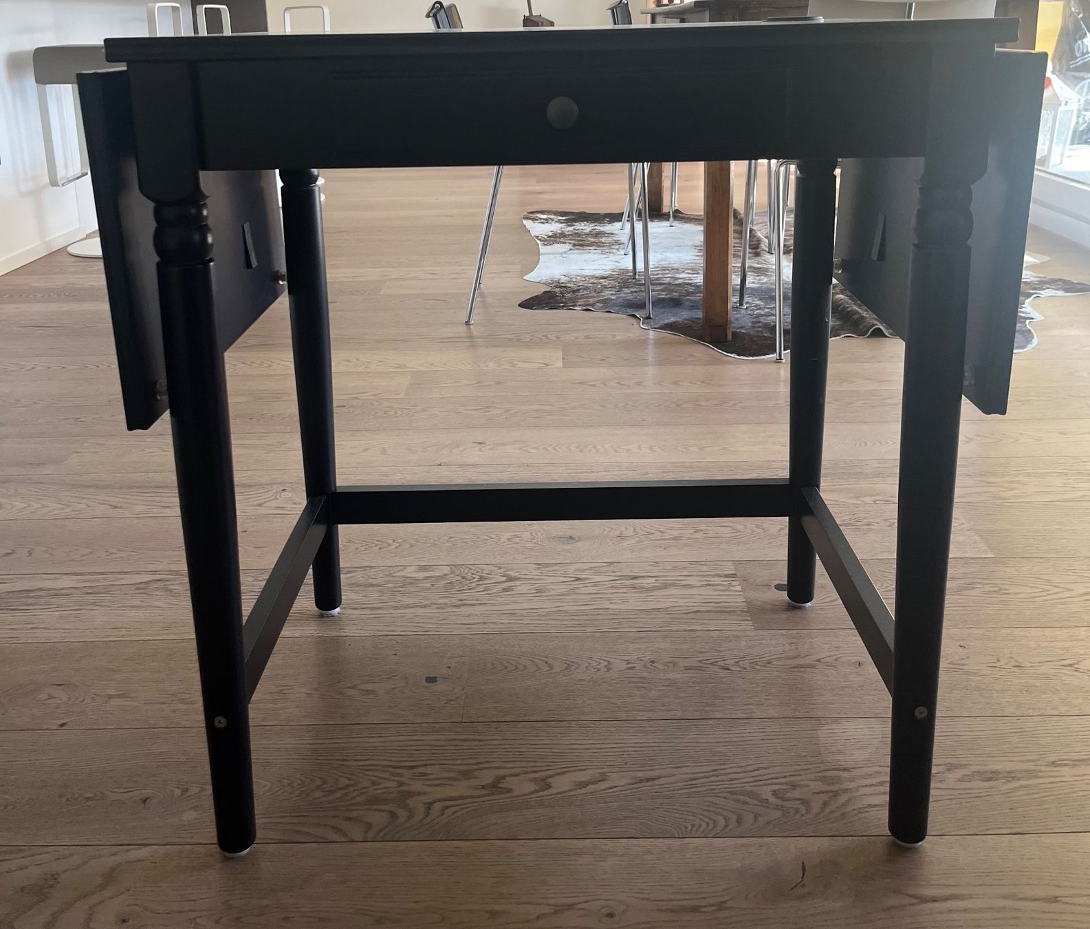 Scrivanie: Table pliable noire avec un tiroir – Usato da Troinex venduto da gra_w2qw