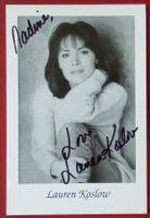 Lauren Koslow Autogramm signiert Fotopostkarte 10x15cm