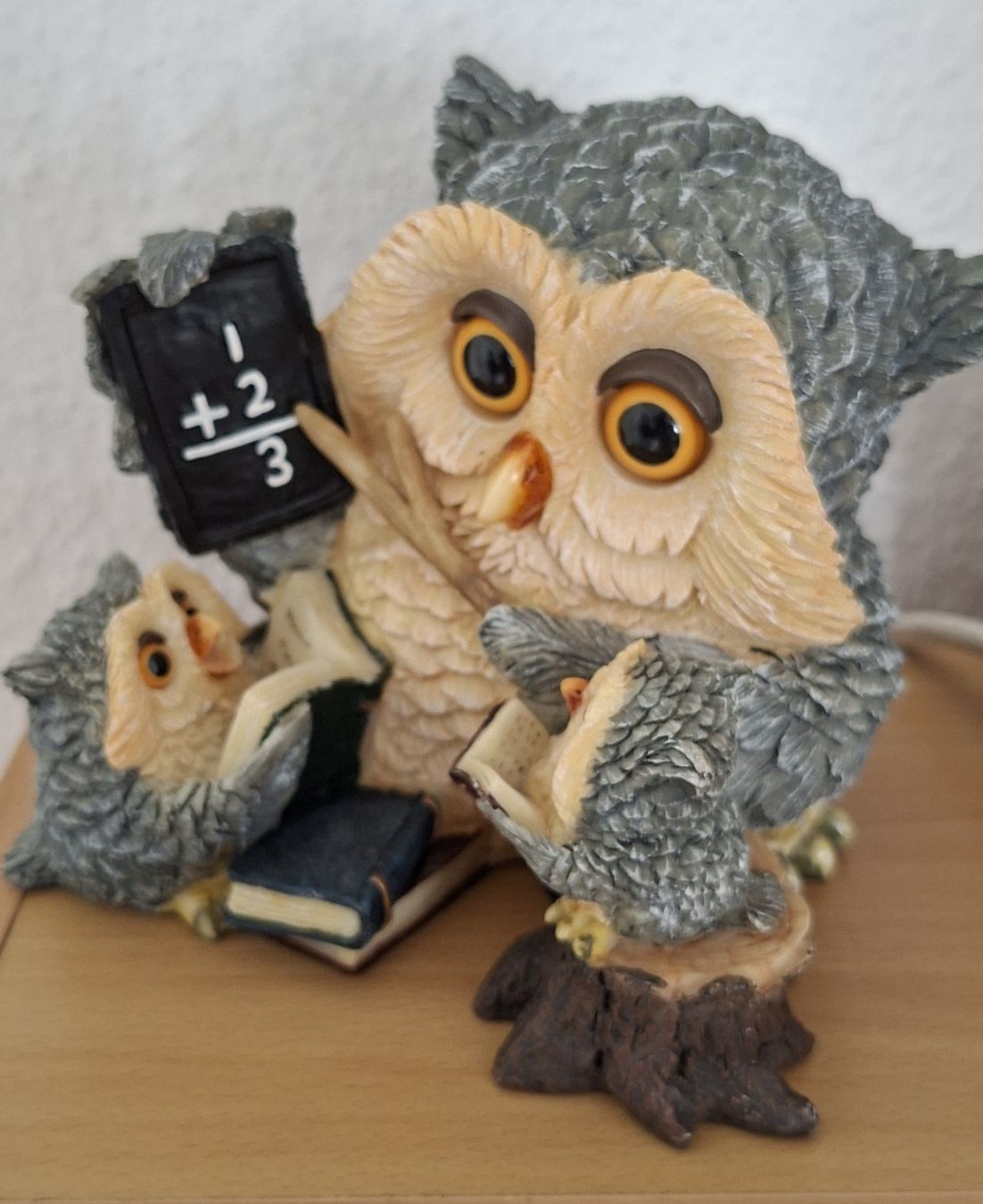Statuette: Eule mit Kindern Figur Dekoration  – Usato da Riehen venduto da Steinbock1970 1