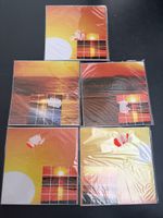 5 Stk. Fliesensticker Sonnenuntergang, 15x15cm, Neu!
