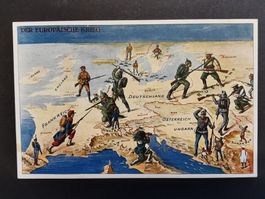 Militär   Weltkrieg  Ansichtskarte   Kriegskarte