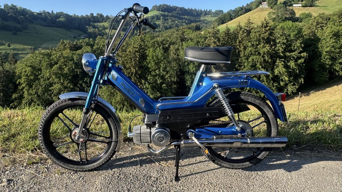 Puch Mofas: Puch Maxi S  Blau Metallic  – Neu (gemäss Beschreibung) aus Guggisberg von Klausi05 1