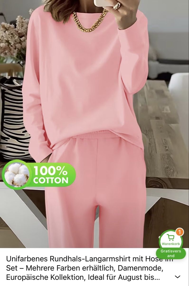 Lotti di vestiti: Set aus Hose und Langarmshirt Gr M – Nuovo (secondo la descrizione) da Laupersdorf venduto da Cloludi