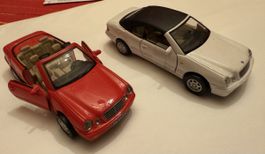 2x Mercedes Cabrio CLK/1:43/neu