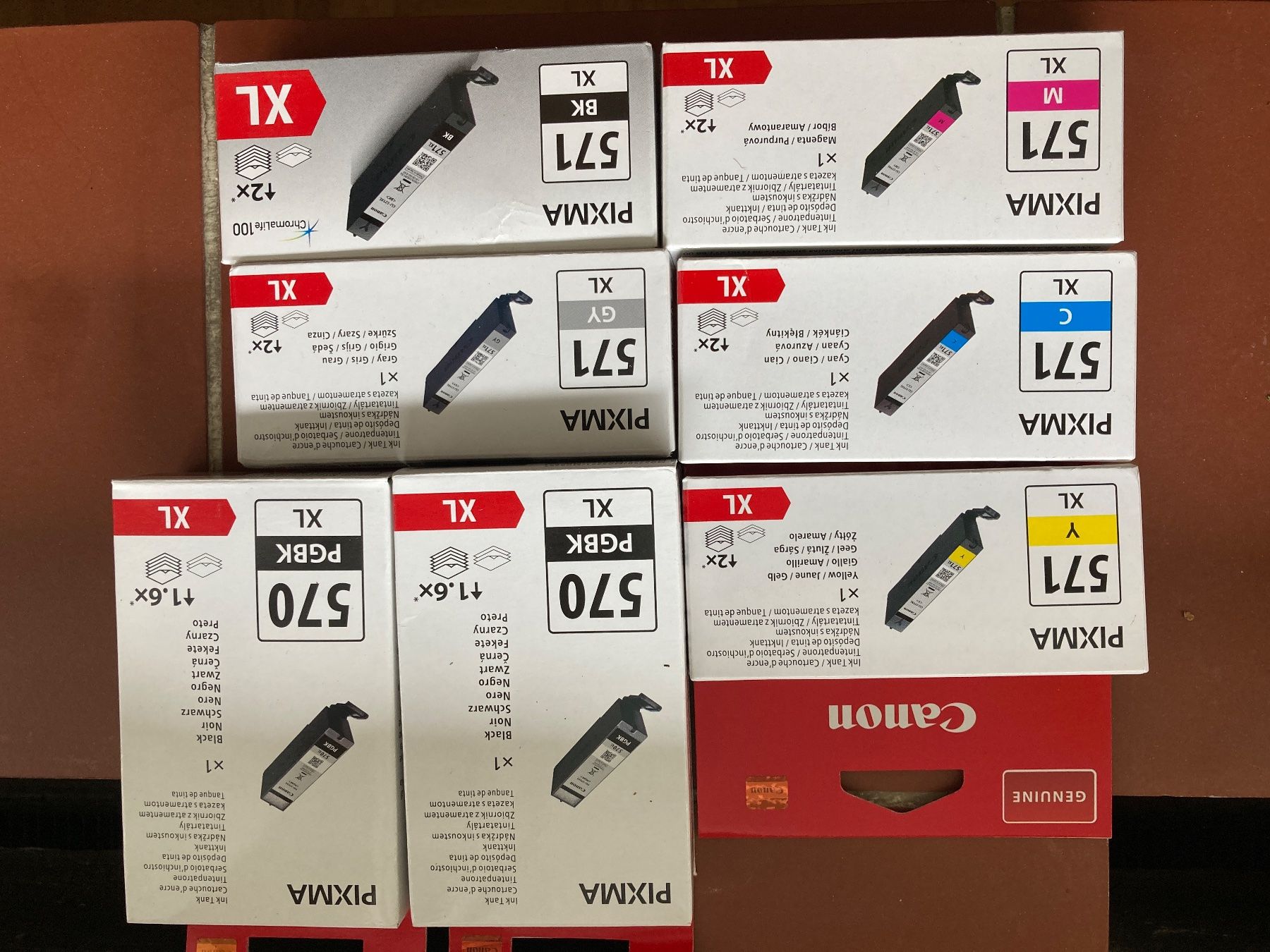 Pixma Cartouches & Toner: Druckerpatronen Canon 570/571 – Neuf avec emballage d'origine à Frenkendorf par dissy