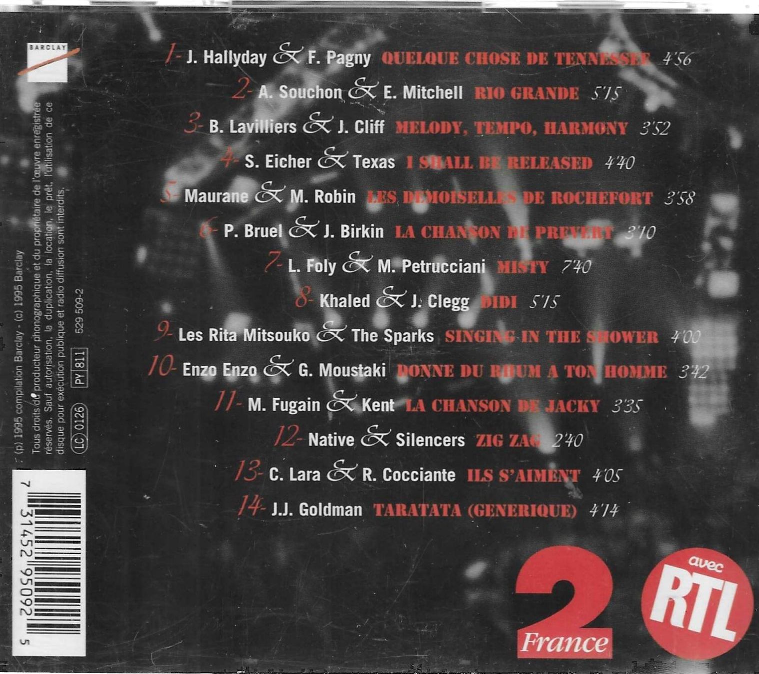 CDs: Taratata 2 CD's - Duos – D'occasion à Savagnier par Ne2065 1