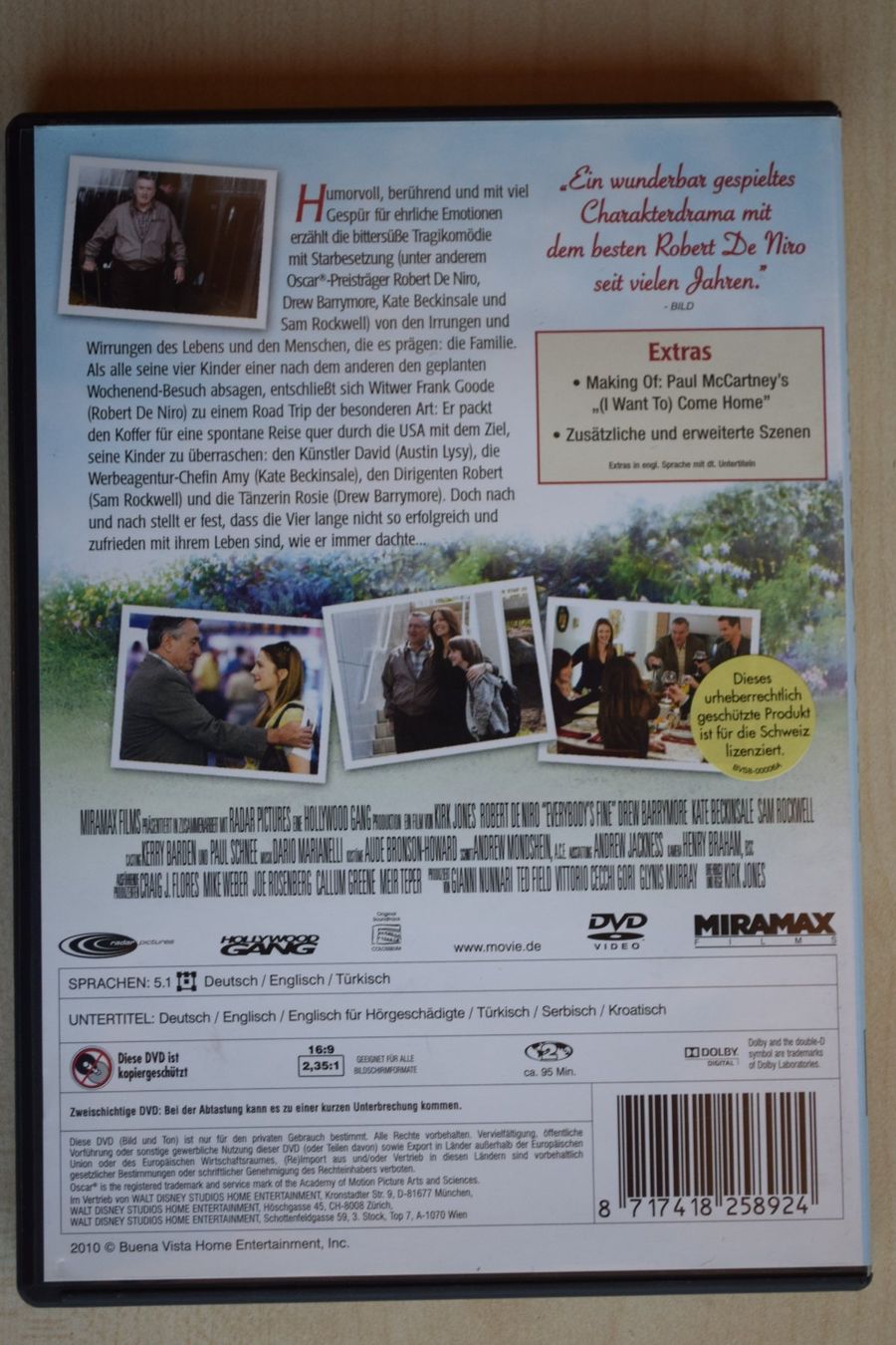 Alle DVDs: EVERYBODY'S FINE (133) – Gebraucht aus Reutigen von DONDON55 1