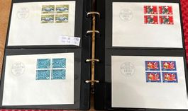 1964 Werbemarken 4er Block Serie ET