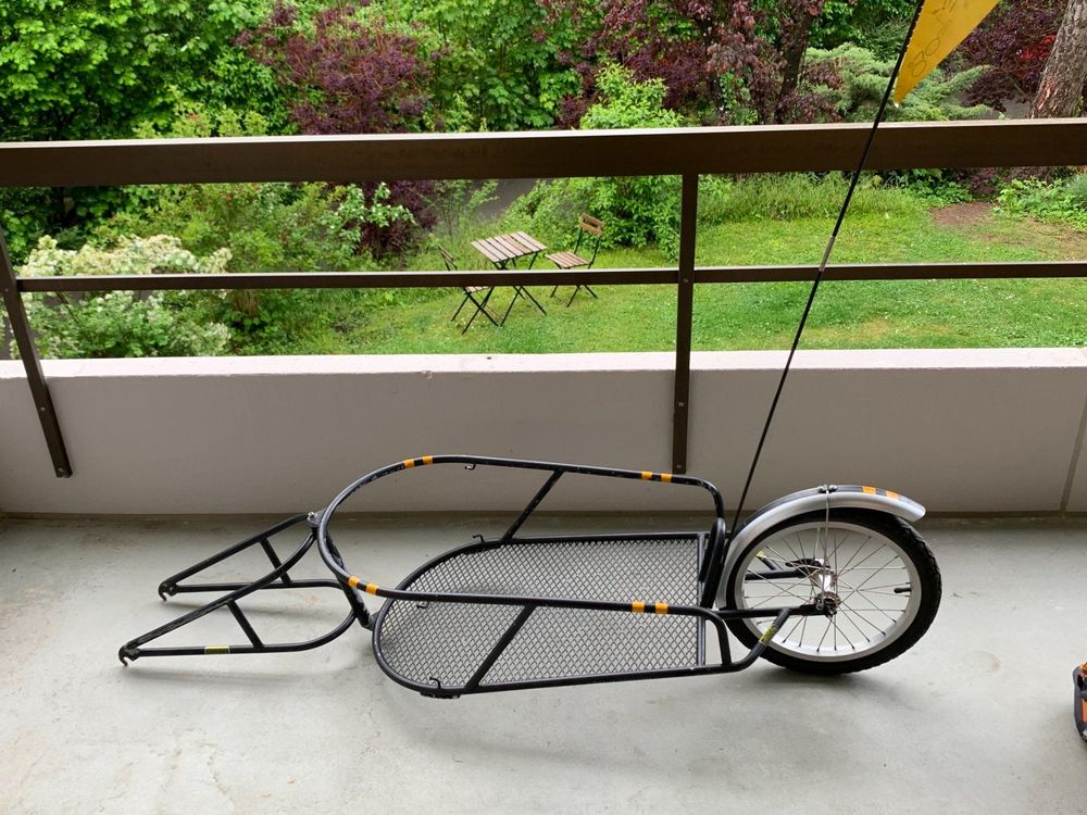 Remorque Vélo Bob Yak - Pour Roues 28 Pouces Avec Sac Et Fixation Rapide