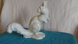 Langenthaler Porzellanfigur Eichhörnchen