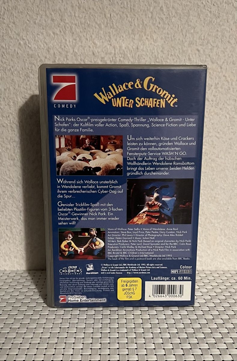 Tutti i VHS: Wallace & Gromit - Unter Schafen (VHS) – Usato da Flawil venduto da NiceT 1