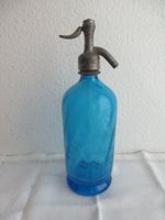 Blaue Syphonflasche A.- G. Sturzenegger & Gasser, Zürich