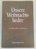 Noten Unsere Weihnachtslieder, Altblockflöte/Klavier Schott